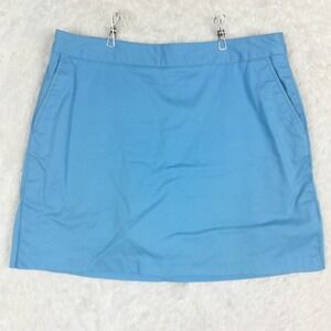 Adidas Womens Skort Skirt Blue Performance Golf‎ Tennis Mini Stretch Athletic 10